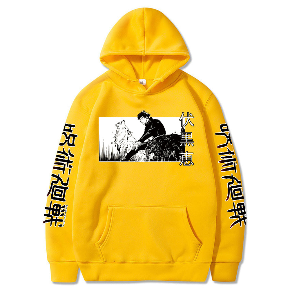Anime printed hoodie