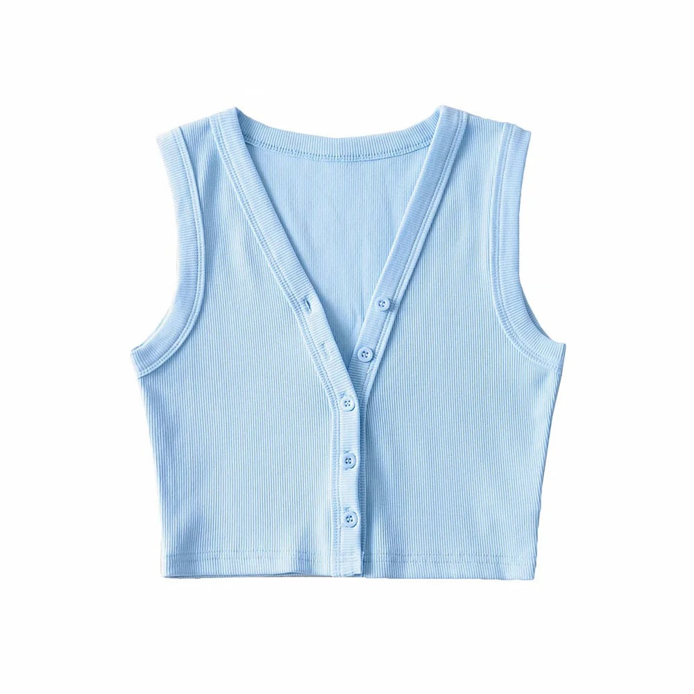 Buttoned vest