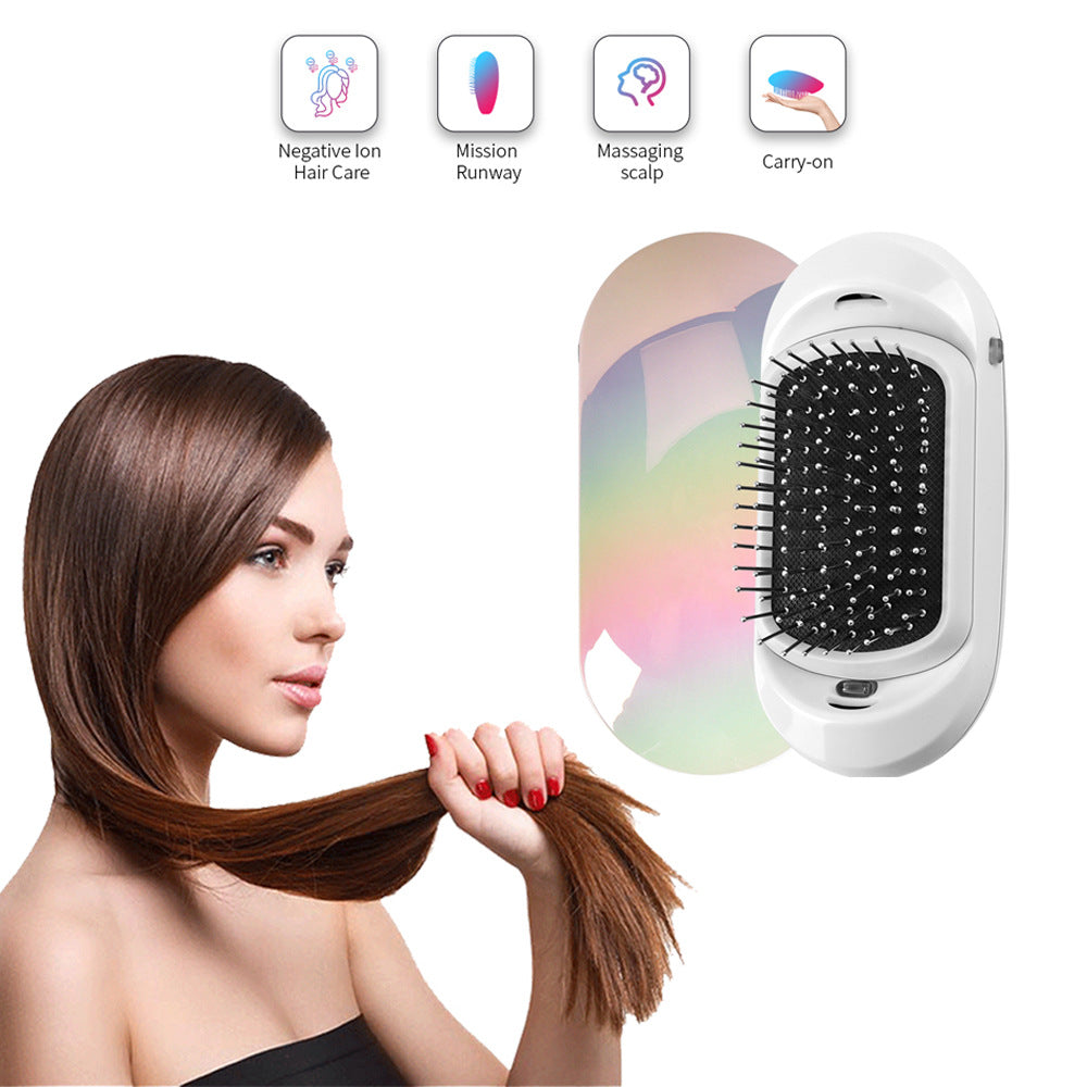 Static free hair brush