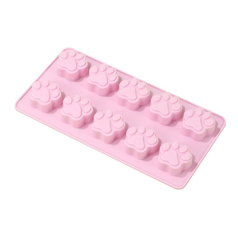 Silicone baking mold 10 piece cat's paw