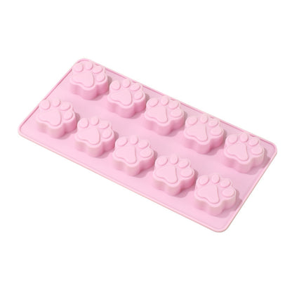 Silicone baking mold 10 piece cat's paw
