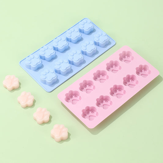 Silicone baking mold 10 piece cat's paw