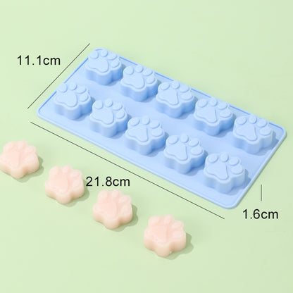 Silicone baking mold 10 piece cat's paw