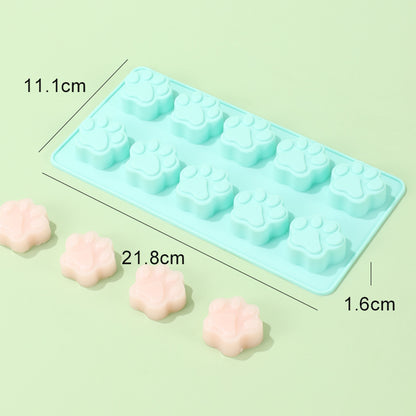 Silicone baking mold 10 piece cat's paw