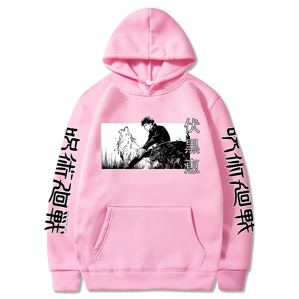 Anime printed hoodie