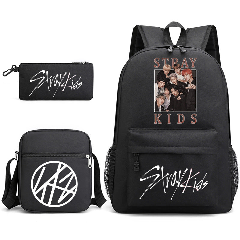 Stray Kids themed 3 piece back pack