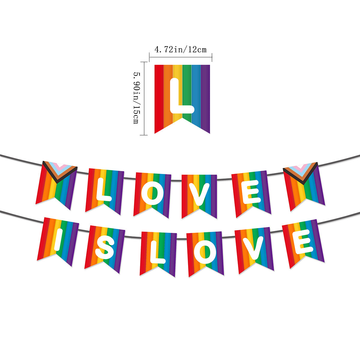 Pride Month rainbow room decorations