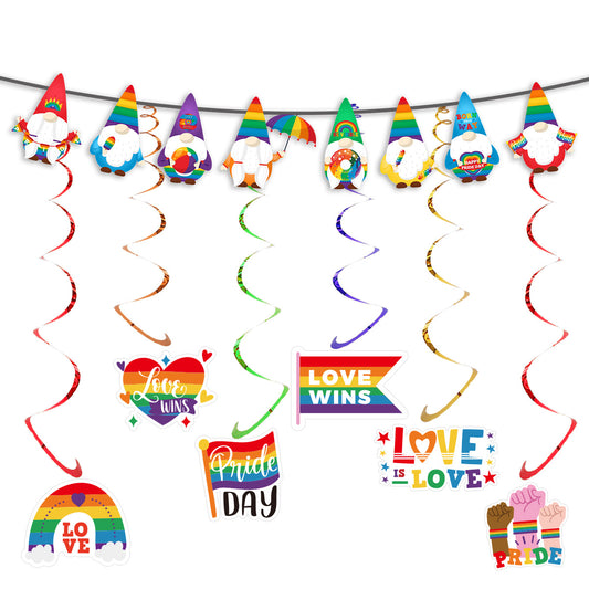 Pride Month rainbow room decorations
