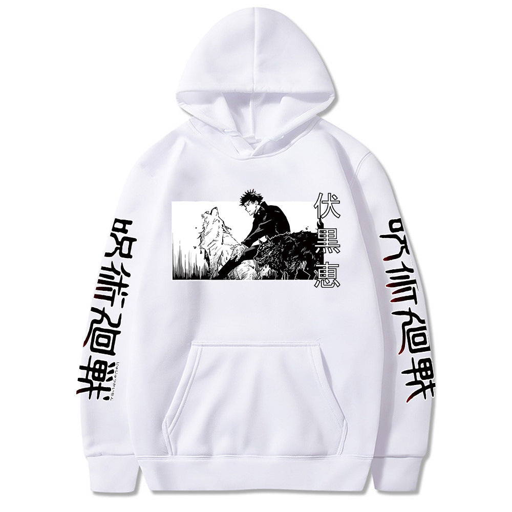 Anime printed hoodie