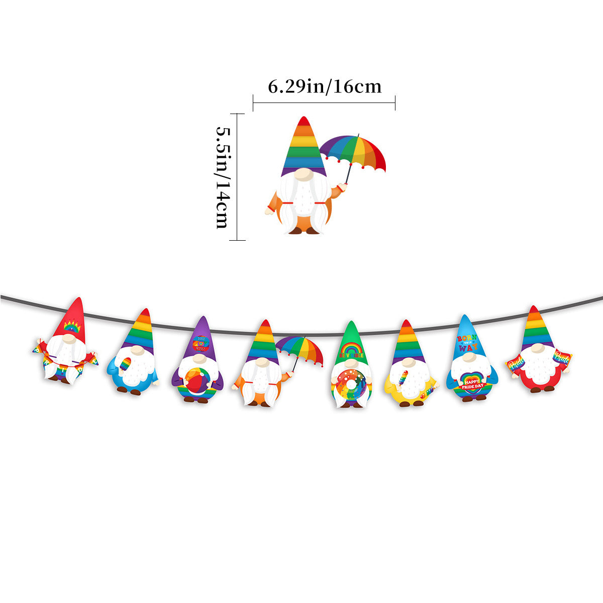 Pride Month rainbow room decorations