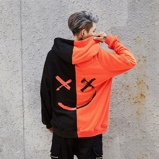 Men's smiley face hoodie