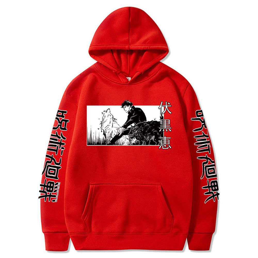 Anime printed hoodie
